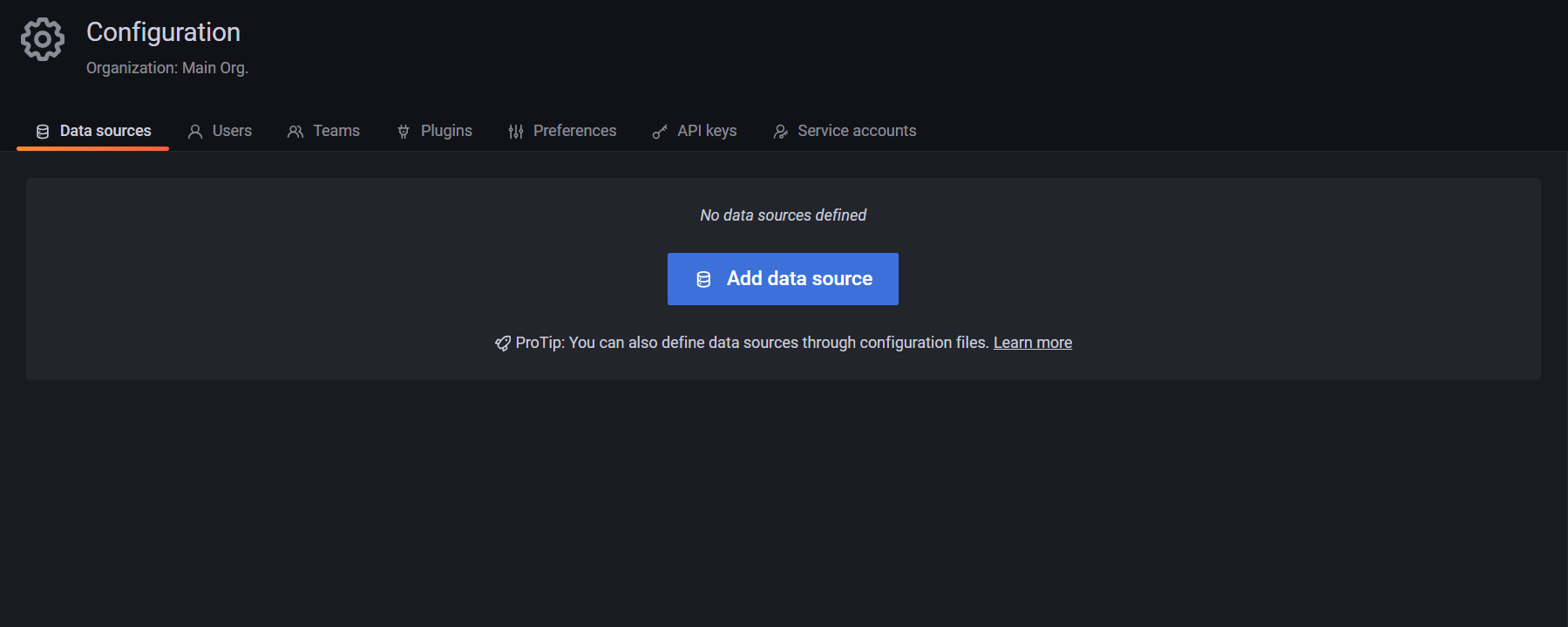 Datasources